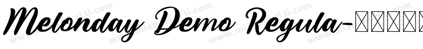 Melonday Demo Regula字体转换